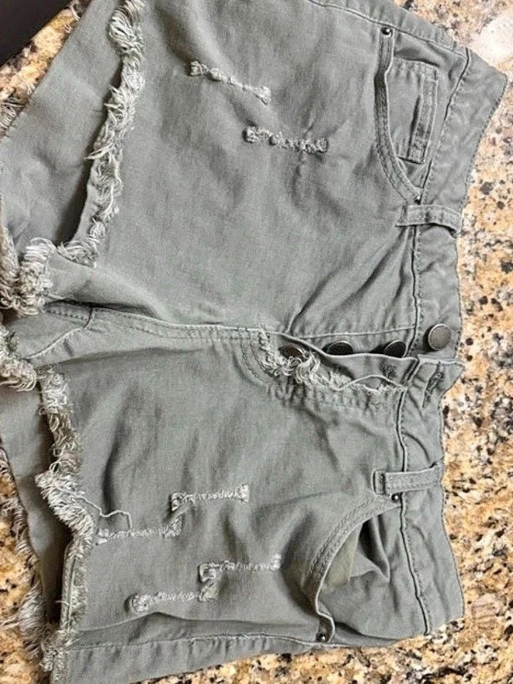 Women's Distressed Jean Shorts